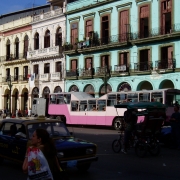 Trafico en La Habana