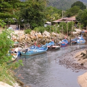Kampung by the river
